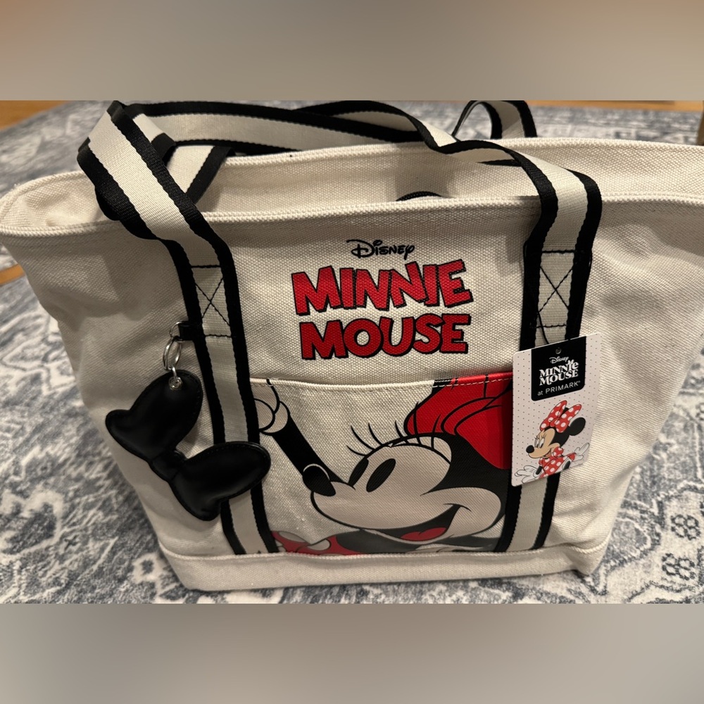Minnie Mouse Canvas Tote NWT
